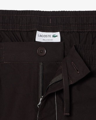 Relaxed Fit Poplin Shorts