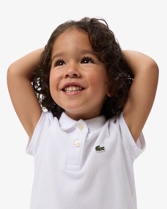 Scallop Collar Mini Piqu&eacute; Polo Shirt
