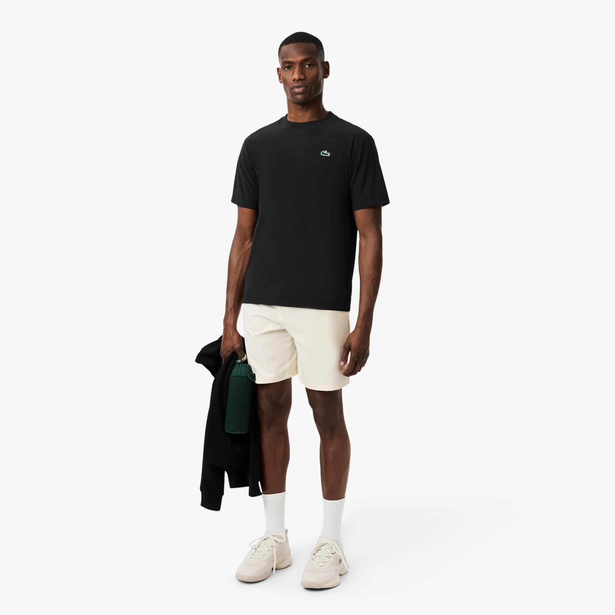 Lacoste Men's  Tennis X Novak Djokovic Shorts - 3xl - 8 In Neutral