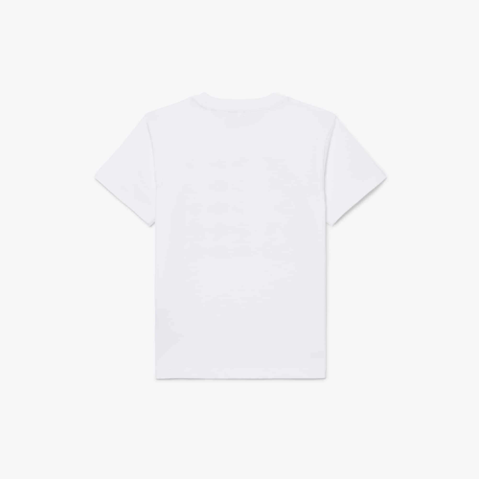 Crocodile Print Cotton T-Shirt