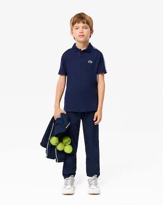 Kids' Ultra Dry Piqué Tennis Polo