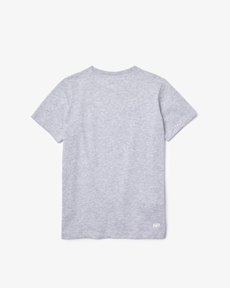 Boys' Lacoste SPORT Printed Breathable Cotton T-shirt