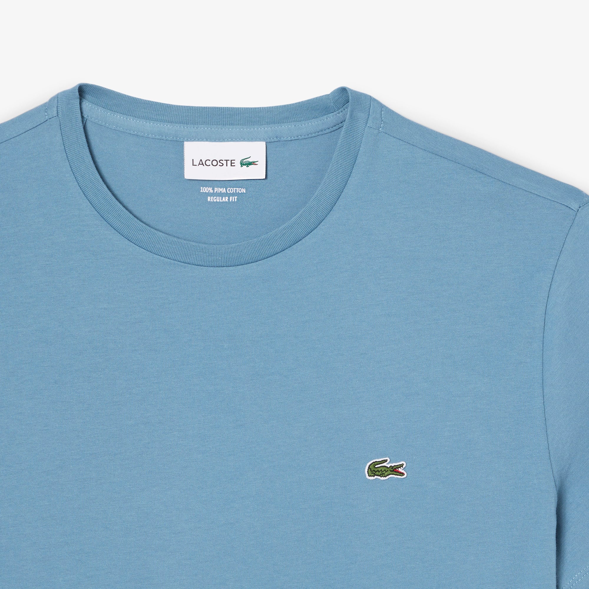【送料&関税込】Lacoste Pima Cotton T-shirt Lacoste Pima Cotton Jersey Solid Short Sleeve T-Shirt