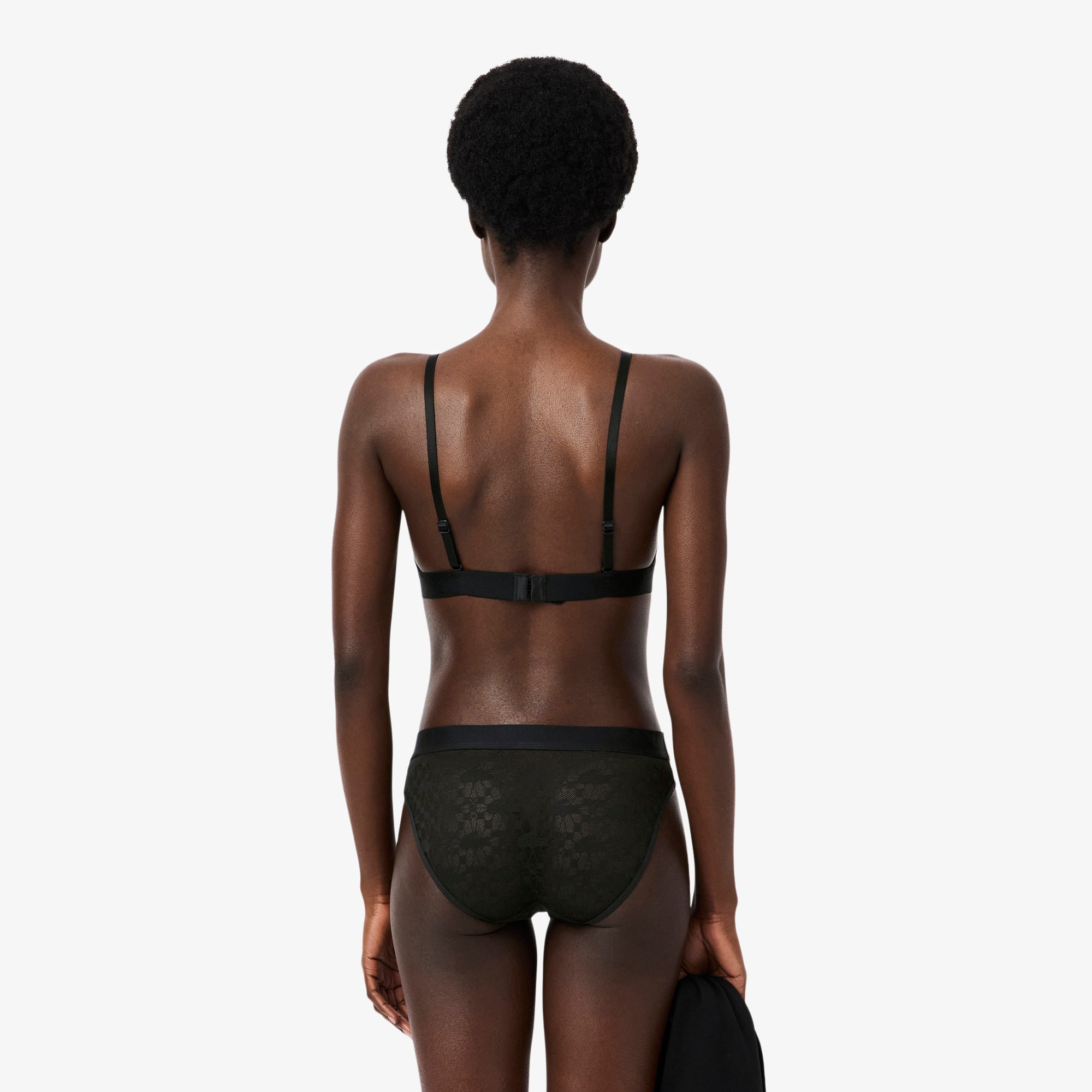 Logo Lace Triangle Bralette