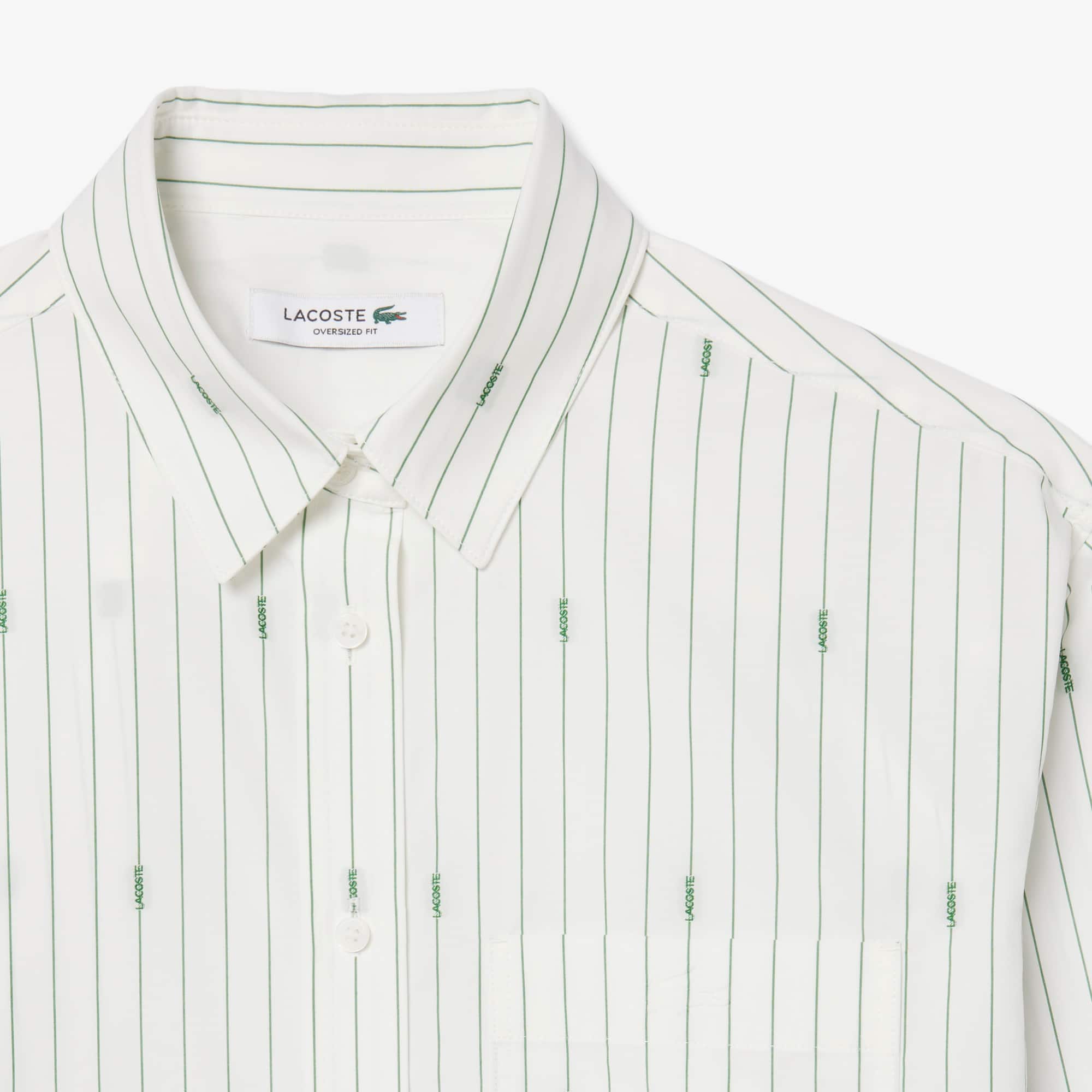 Oversized Striped Jacquard Shirt