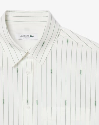 Oversized Striped Jacquard Shirt