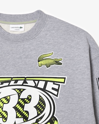 Men&rsquo;s Lacoste Cotton Fleece Loose Fit Sweatshirt