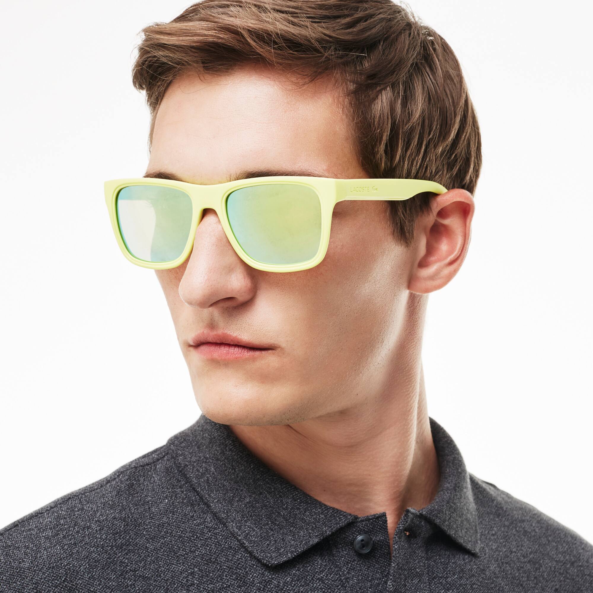 mens floatable color block sunglasses