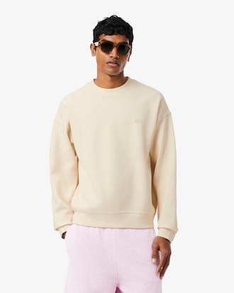 Sweatshirt loose fit en Piqu&eacute;