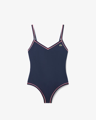 Women's Trim Accent One Piece Swimsuit