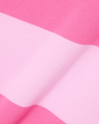 Sleeveless Striped Petit Piqu&eacute; Polo Dress