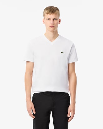 Playera de algod&oacute;n con cuello en V