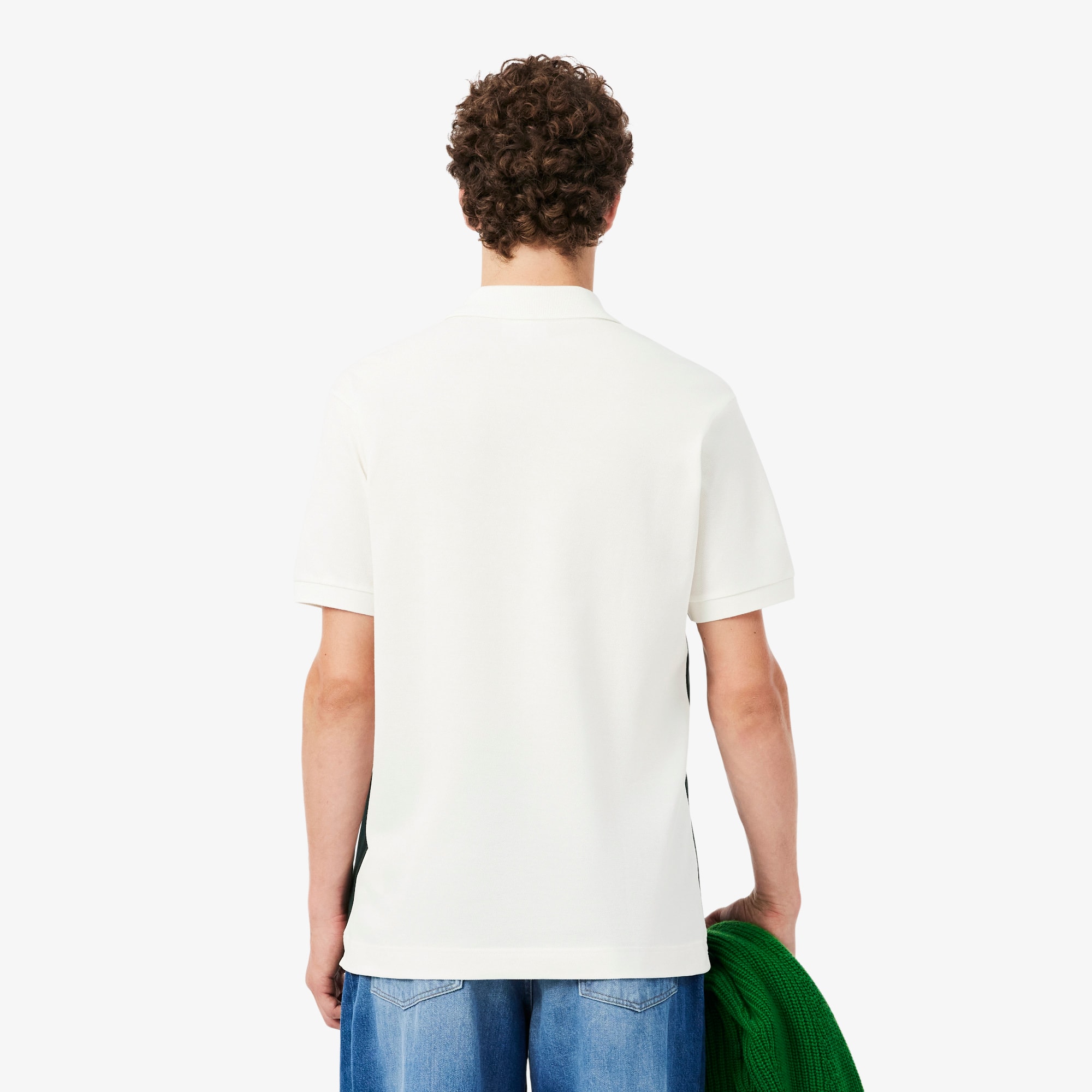 Classic Fit Color-Block Petit Piqué Polo Shirt