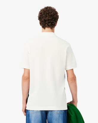 Classic Fit Color-Block Petit Piqu&eacute; Polo Shirt
