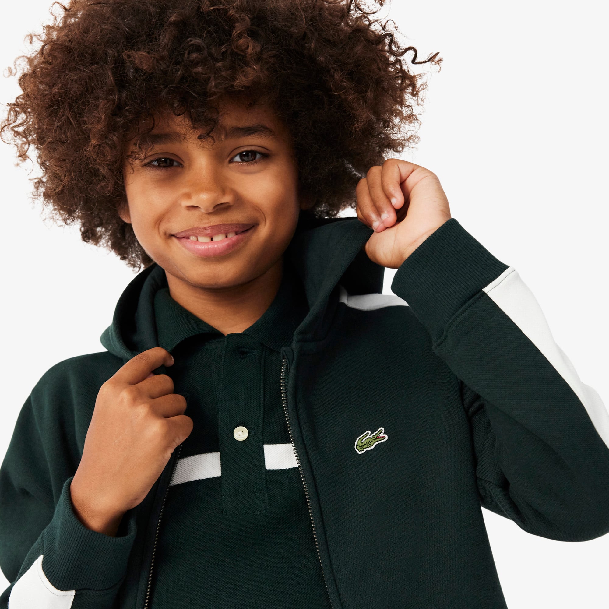 Zipped Fleece Hoodie