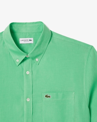 Men's Short Sleeve Linen Shirt  