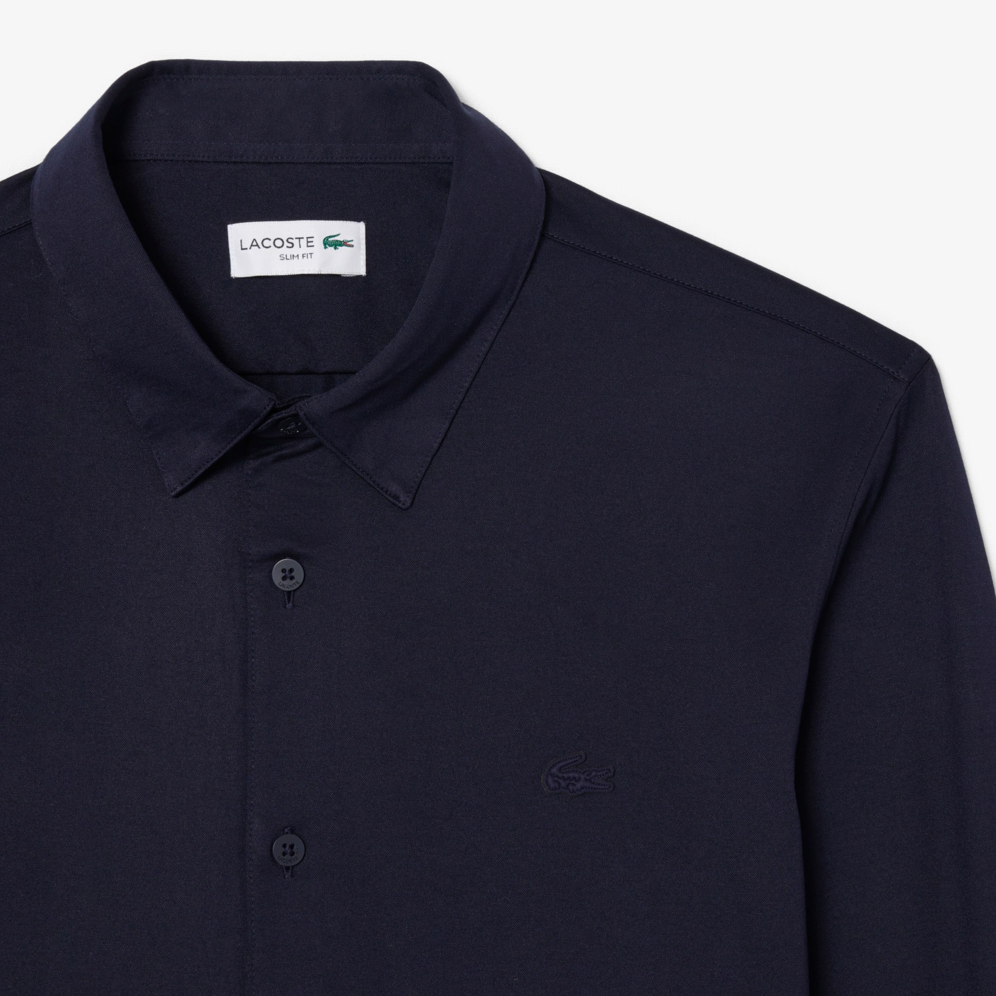 Slim Fit Cotton Blend Shirt