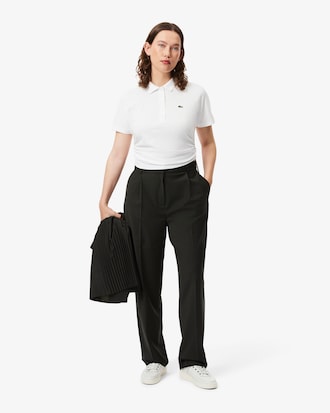 Women's Wide Fit Darted Plaid Pants