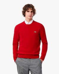 Men's 3D Knit Cashmere Crew Neck Sweater