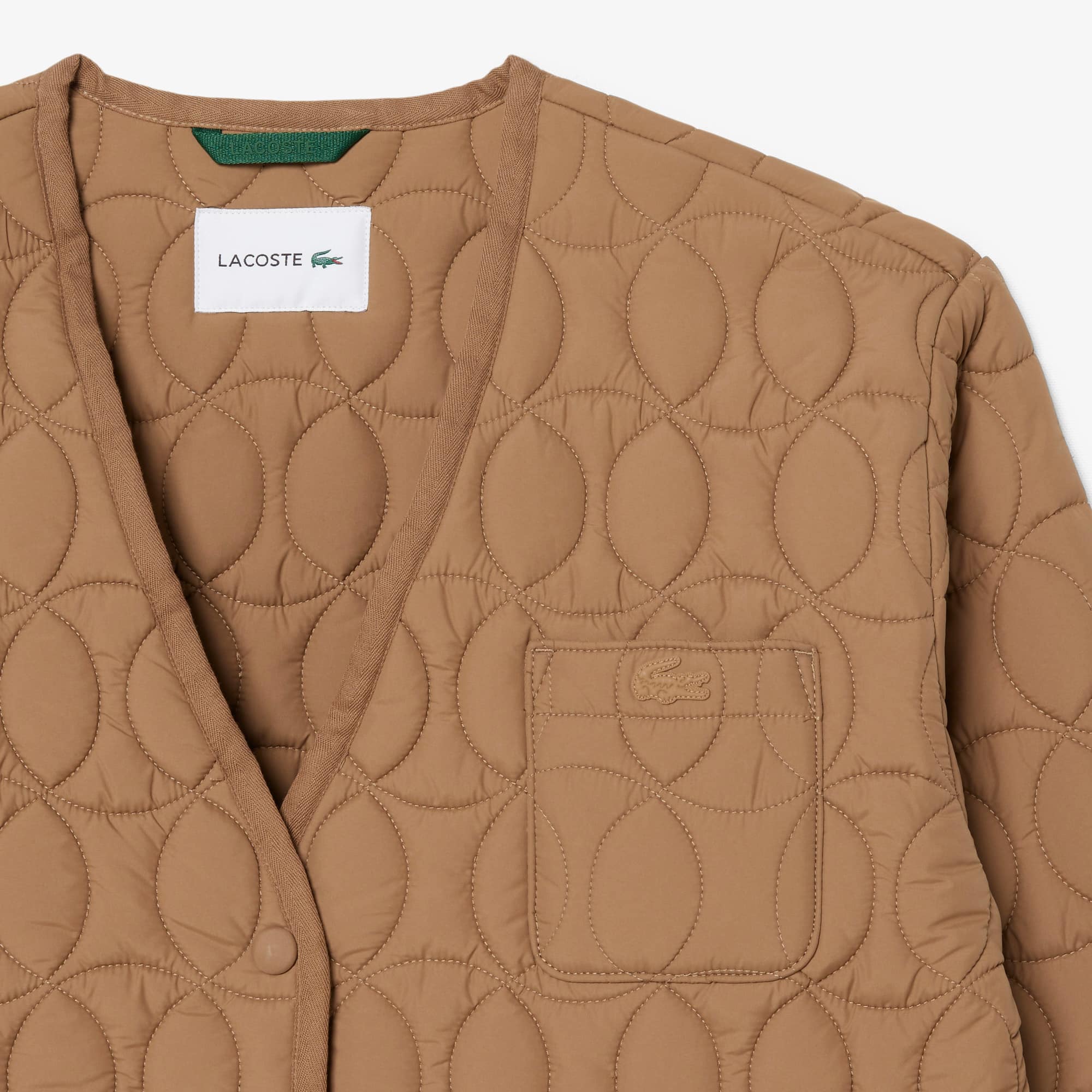 Water-Repellent Tennis Quilted Jacket