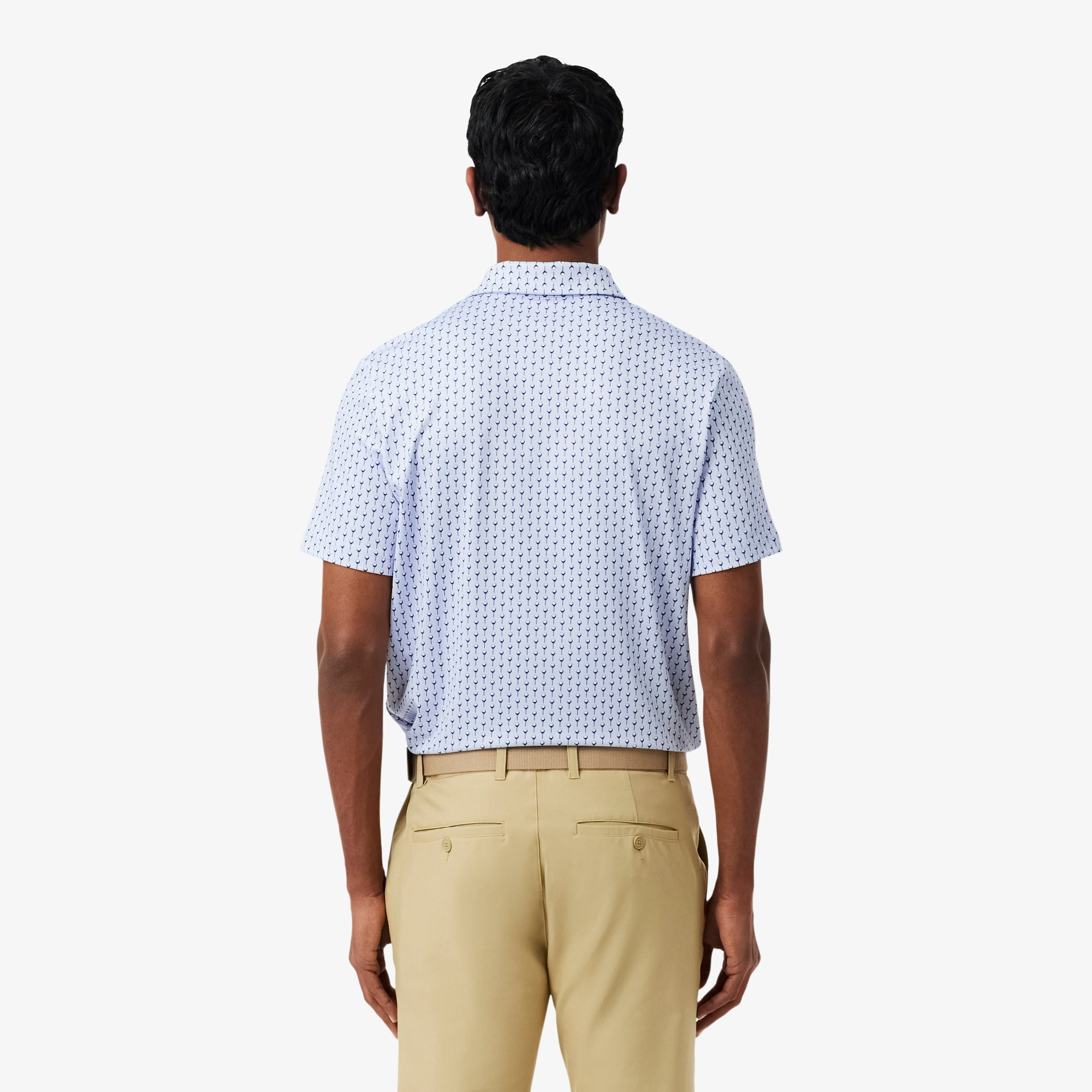 Regular Fit Printed Golf Polo