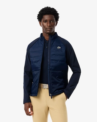 Men's High-Neck Quilted Golf Jacket