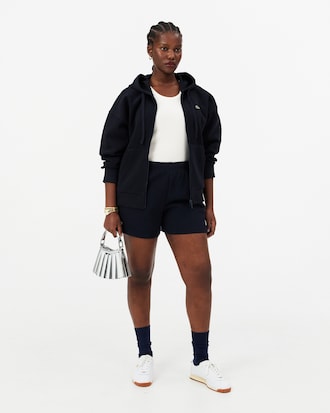 D&eacute;bardeur femme Lacoste slim fit en coton biologique