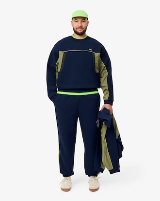 Men's Regular Fit Piqué Sweatpants