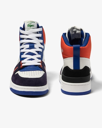 Sneakers de hombre Lacoste L001 Mid en piel Color Block