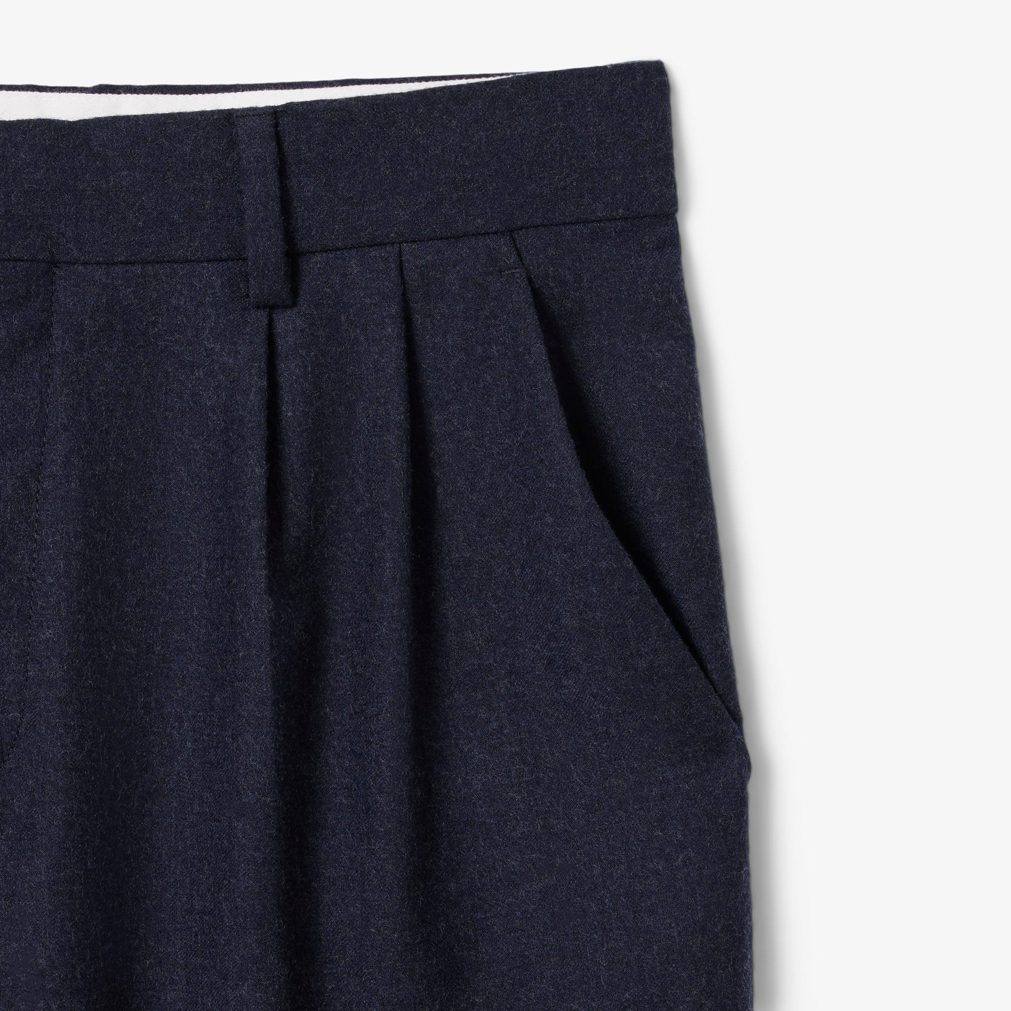 Men's Straight Fit Felted Wool Pants