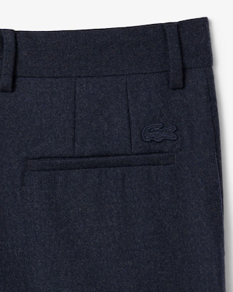 Men's Straight Fit Felted Wool Pants