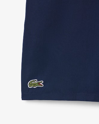 Monochromatic Lined Swim Trunks