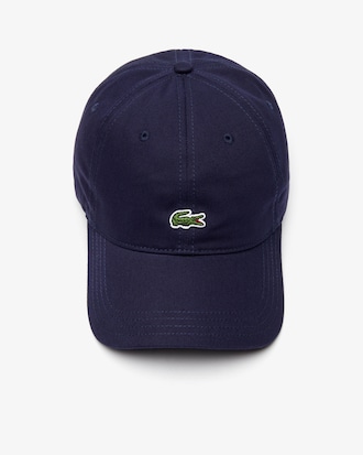 Unisex Contrast Strap And Crocodile Cotton Cap