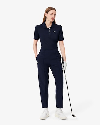 Polo De Golf El&aacute;stico Con Protecci&oacute;n Uv Y Corte Entallado Para Mujer