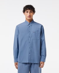 Men's Relaxed Fit Washed Effect Poplin Shirt