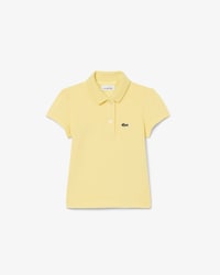 Girls' Scalloped Collar Piqu&eacute; Polo