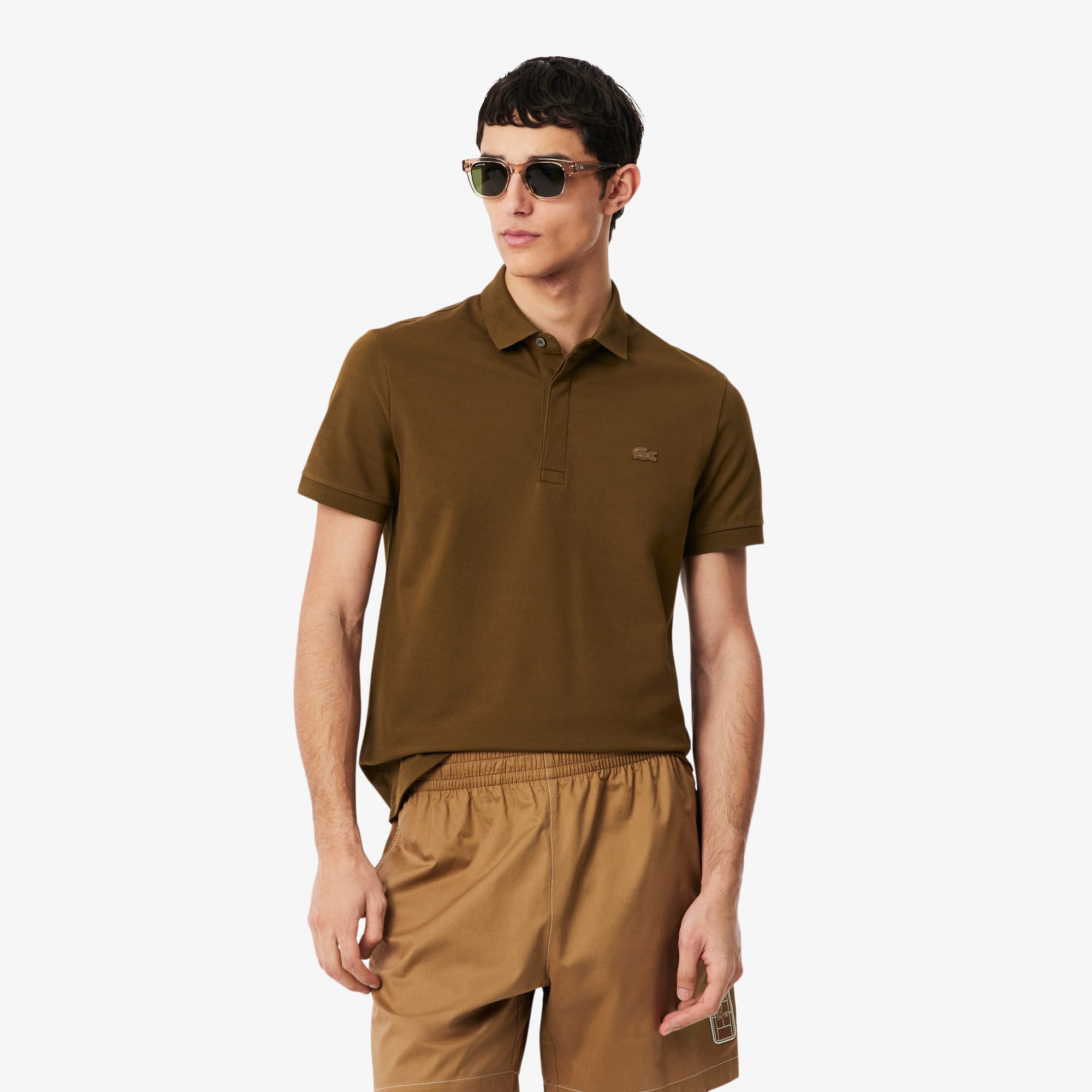 Men's Regular Fit Paris Stretch Piqué Polo - Polo Shirts - New In