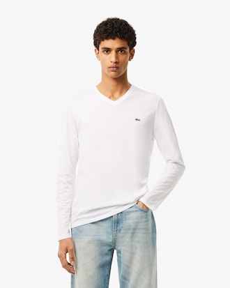 Men's Lightweight Pima Cotton V-Neck T-Shirt