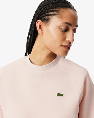 Women's Crew Neck Piqu&eacute; Sweatshirt