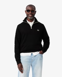 Men's Zip-Up High-Neck Sweatshirt