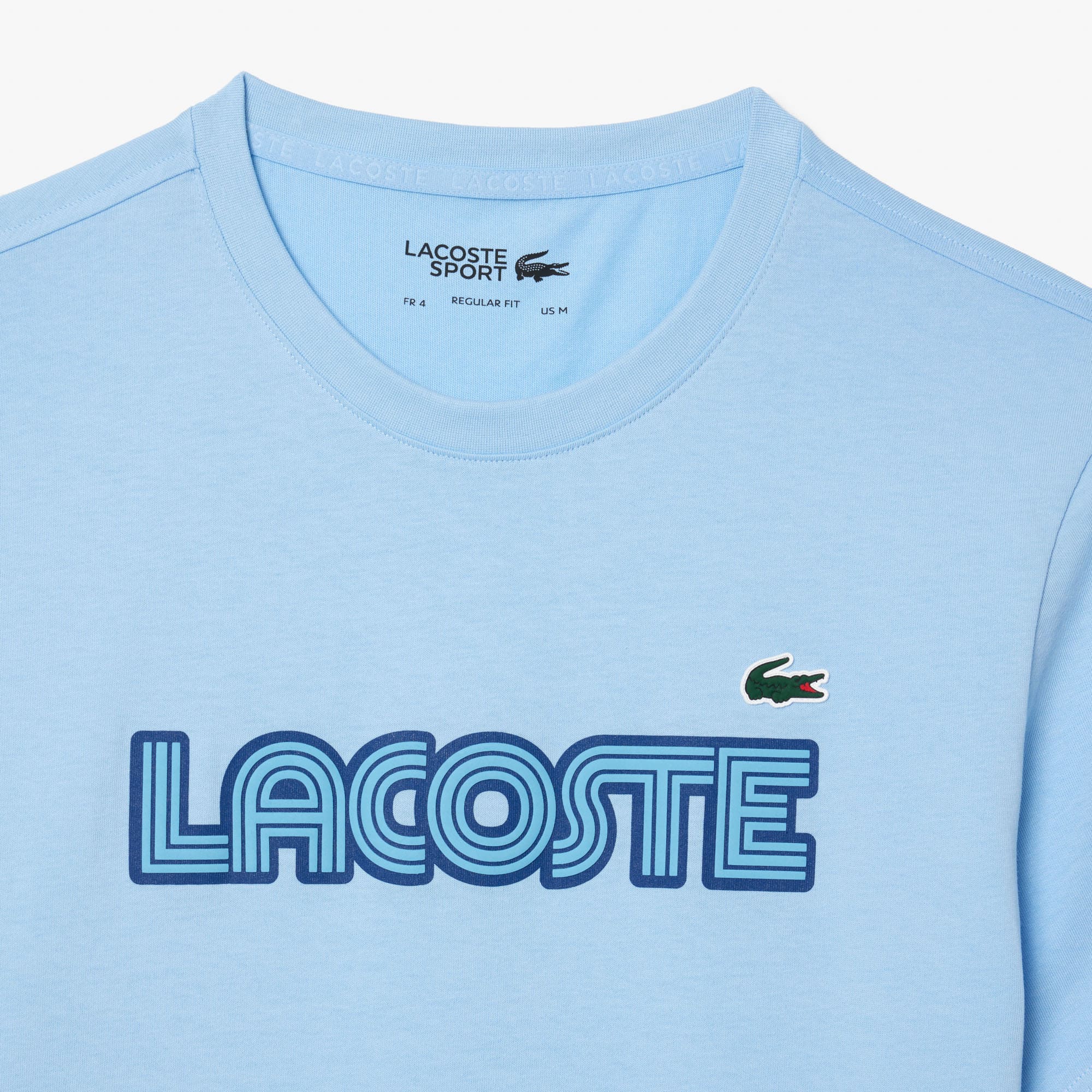 【関税込み】Lacoste ブルー Ultra-Dry Tシャツ Lacoste Blue Ultra Dry Colorblock Tennis T-shirt Lacoste