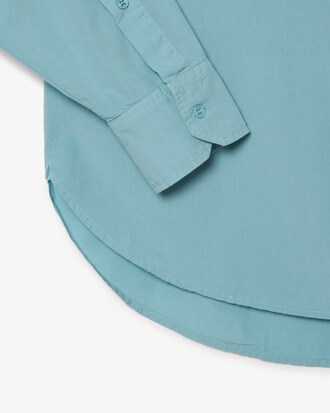 Camisa de algod&oacute;n oversized Lacoste para mujer