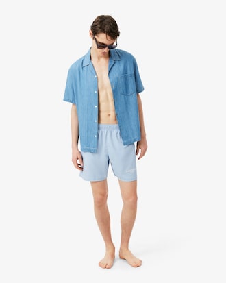 Short de bain mi-long imprim&eacute;