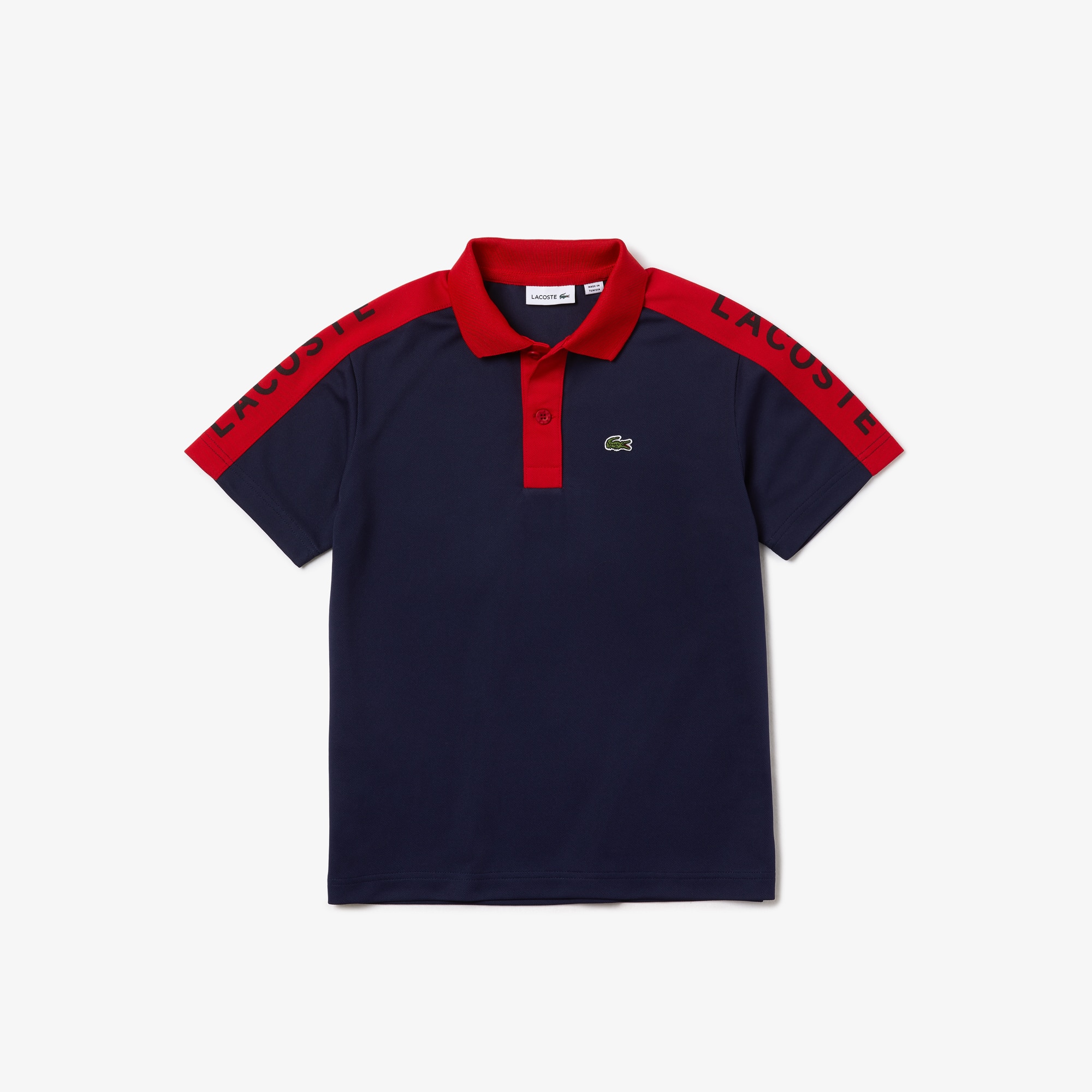 Kids' Lettered Bands Breathable Piqué Polo - All Polos - New In