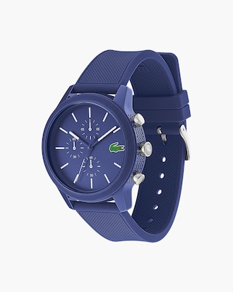Men's Lacoste.12.12 Chronograph Watch With Blue Silicone Strap