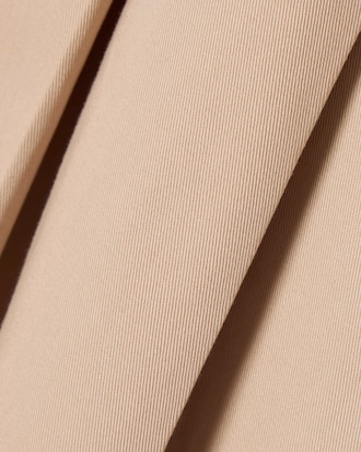 Pleated Gabardine Skirt