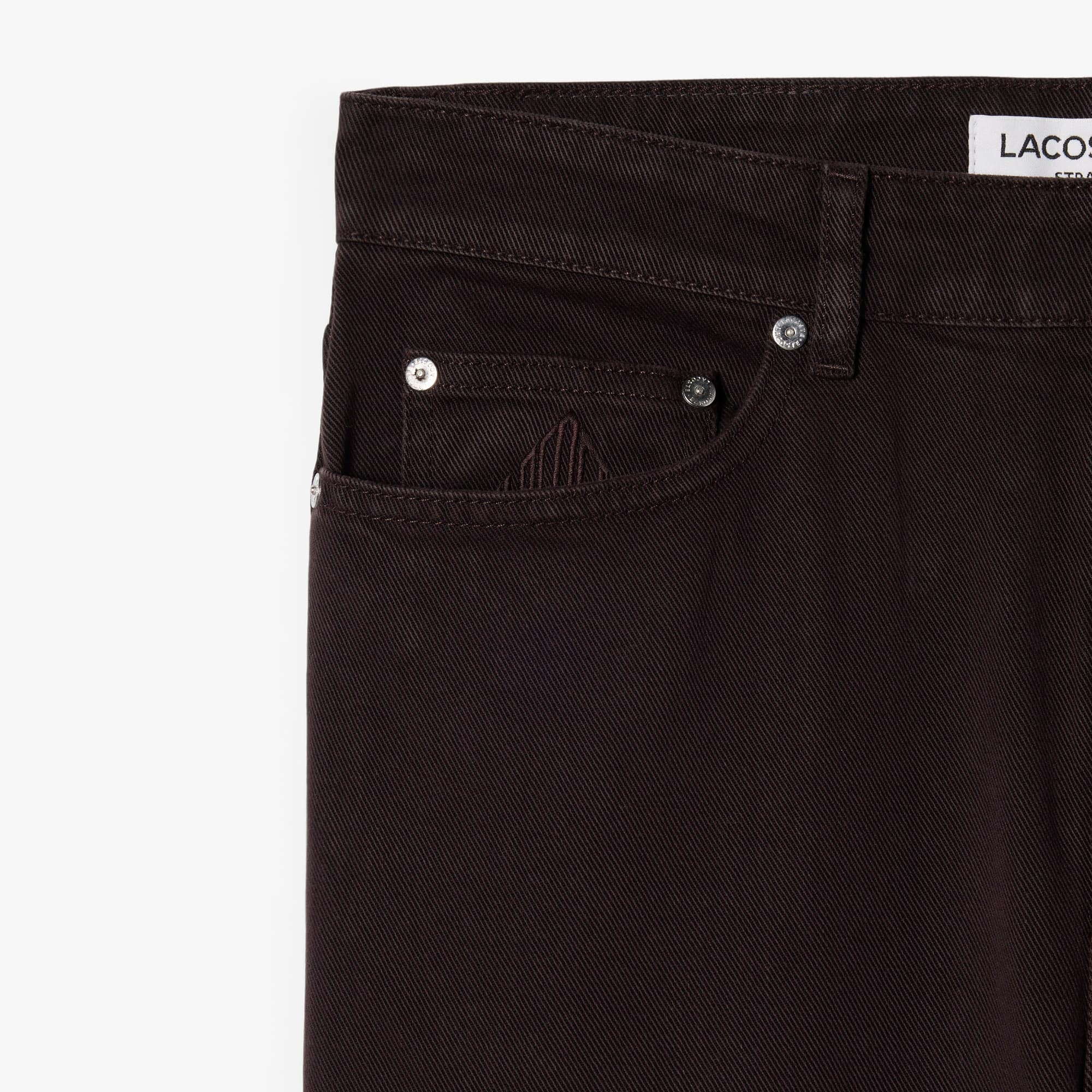 5 Pocket Straight Cut Denim Jeans