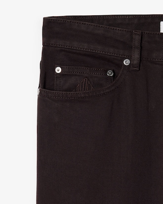 5 Pocket Straight Cut Denim Jeans