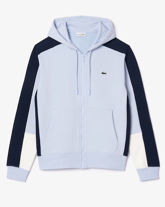 Men's Zip-Up Colorblock Hoodie