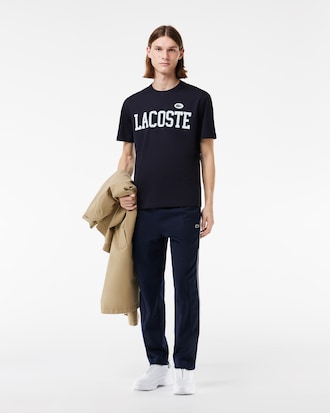 Men's Contrast Badge Cotton T-Shirt
